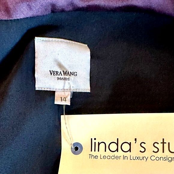 Vera Wang Silk Bridesmaid Prom Dress Gown Sz M/L - Picture 4 of 6